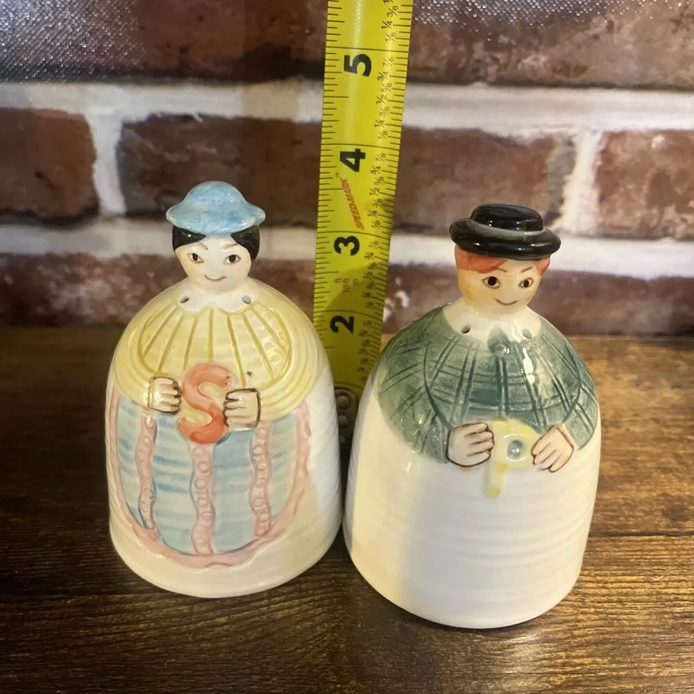 Little Headed Ladies Pier 1 Salt and Pepper Shakers